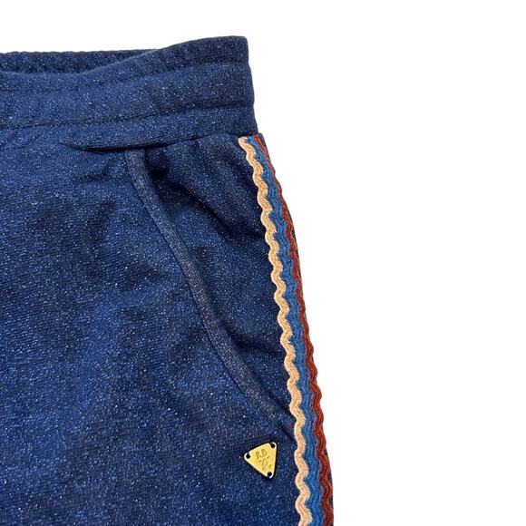 Scotch and Soda Blue Shimmery Jogger Pants Rick Rack Side Seam Kids Size 16 NWT - Picture 12 of 12
